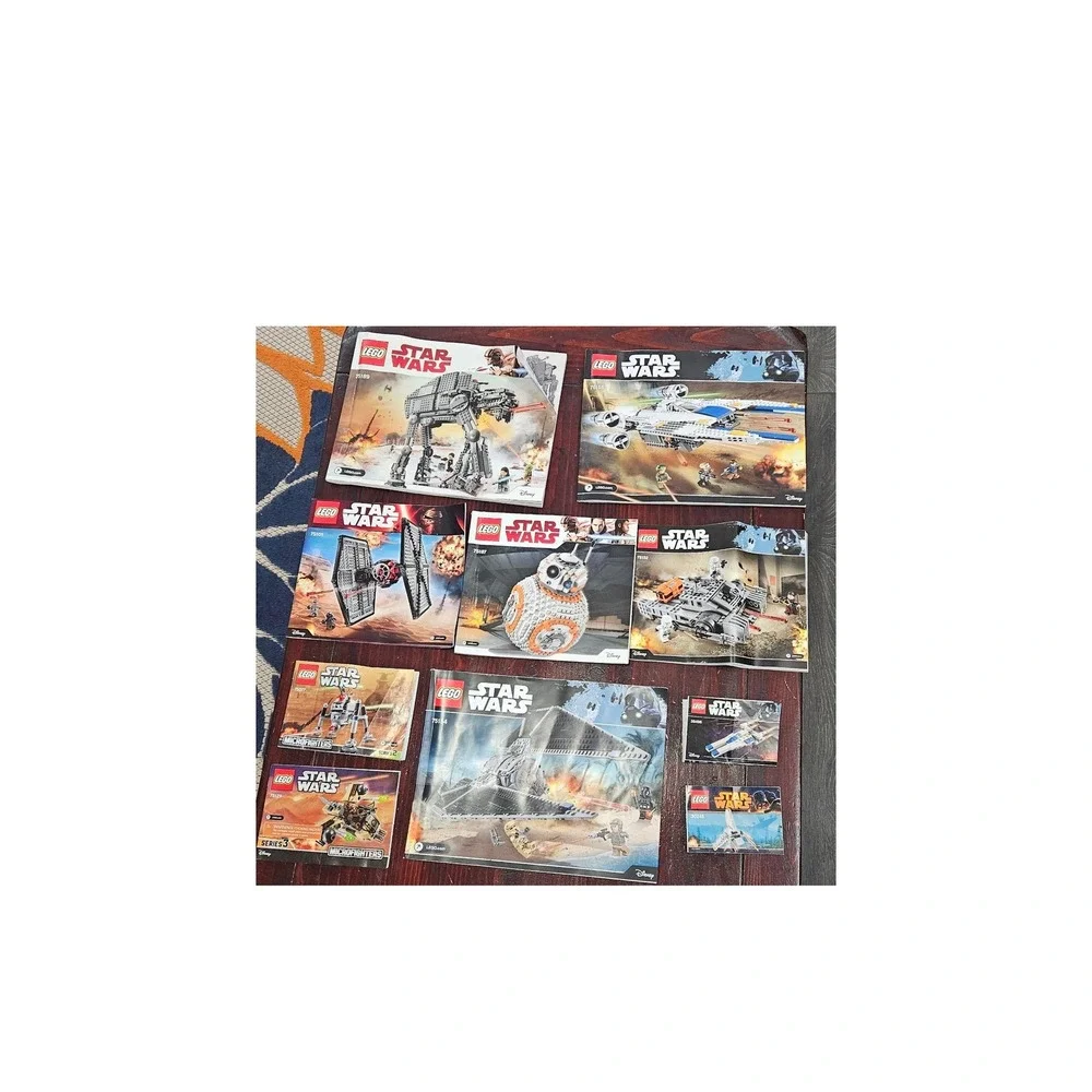 LEGO Star Wars‎ Instruction Booklets Lot 10 books- 75189 75155 75101 + More